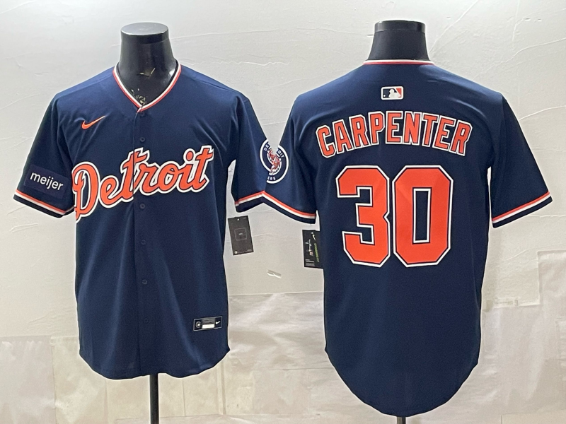 Men Detroit Tigers #30 Carpenter blue  Nike 2026 MLB Jersey 0402004->detroit tigers->MLB Jersey